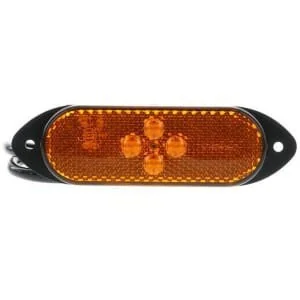 Vignal - 104090 - Luce d'ingombro LED, ovale, ambra, da avvitare, mm, a incastro