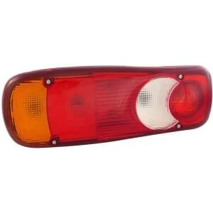 Vignal - 152180 - Faro posteriore rettangolare, 12/, bianco/rosso/ambra, avvitabile, AMP 7-Pin