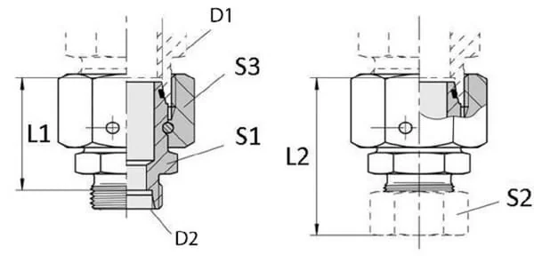 Voss - REDSD146S - Giunto 14S 6S