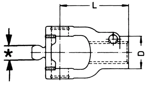 Walterscheid - 3510123 - Giunto, sgancio rapido, 38x32mm-8 Spline, W2480