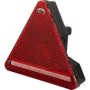 Waś - 1400300324 - Faro posteriore LH LED, triangolare, 12/, rosso, a bullone, 60.3x163mm