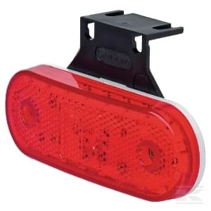 Waś - 1400300535Z - Luce di ingombro LED, rettangolare, 12/, rosso, da avvitare, mm