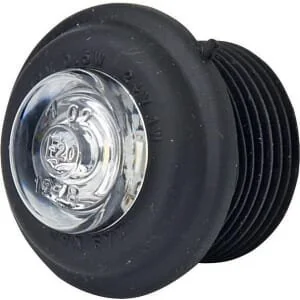 Waś - 1400300668 - Luce d'ingombro LED, rotonda, 12/, trasparente, da avvitare