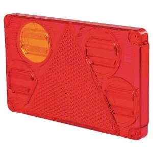 Waś - 1400681389 - Lente luce, ambra/rossa 232x142mm posteriore/sinistra Was