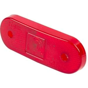 Waś - 14006905330 - Luce d'ingombro LED, rettangolare, 12/, rossa, da avvitare, 113x63mm, era