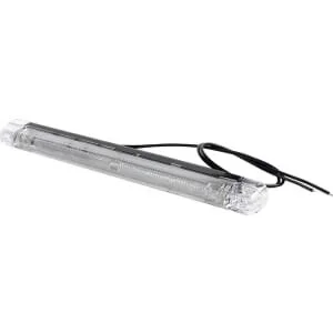 Waś - 1400690860 - Luce di ingombro LED, rettangolare, 12/, trasparente, da avvitare