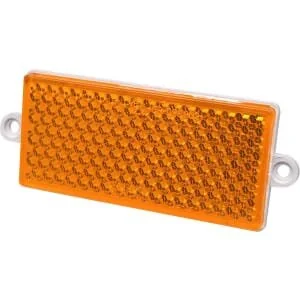 Waś - 1415000212 - Catarifrangente rettangolare avvitabile arancione