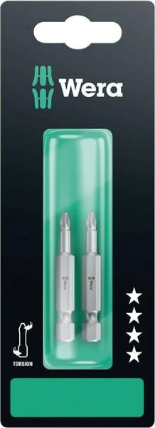Wera - 8554TZSBPZ1 - Set bussole a punta PZ 1x50 (2 pezzi)