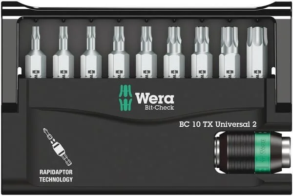 Wera - 86679ZBO - Set di punte per cacciaviti 9 pezzi