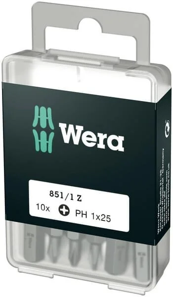 Wera - SC8511ZPH1DIY - Inserti PH 1x25 10 pezzi