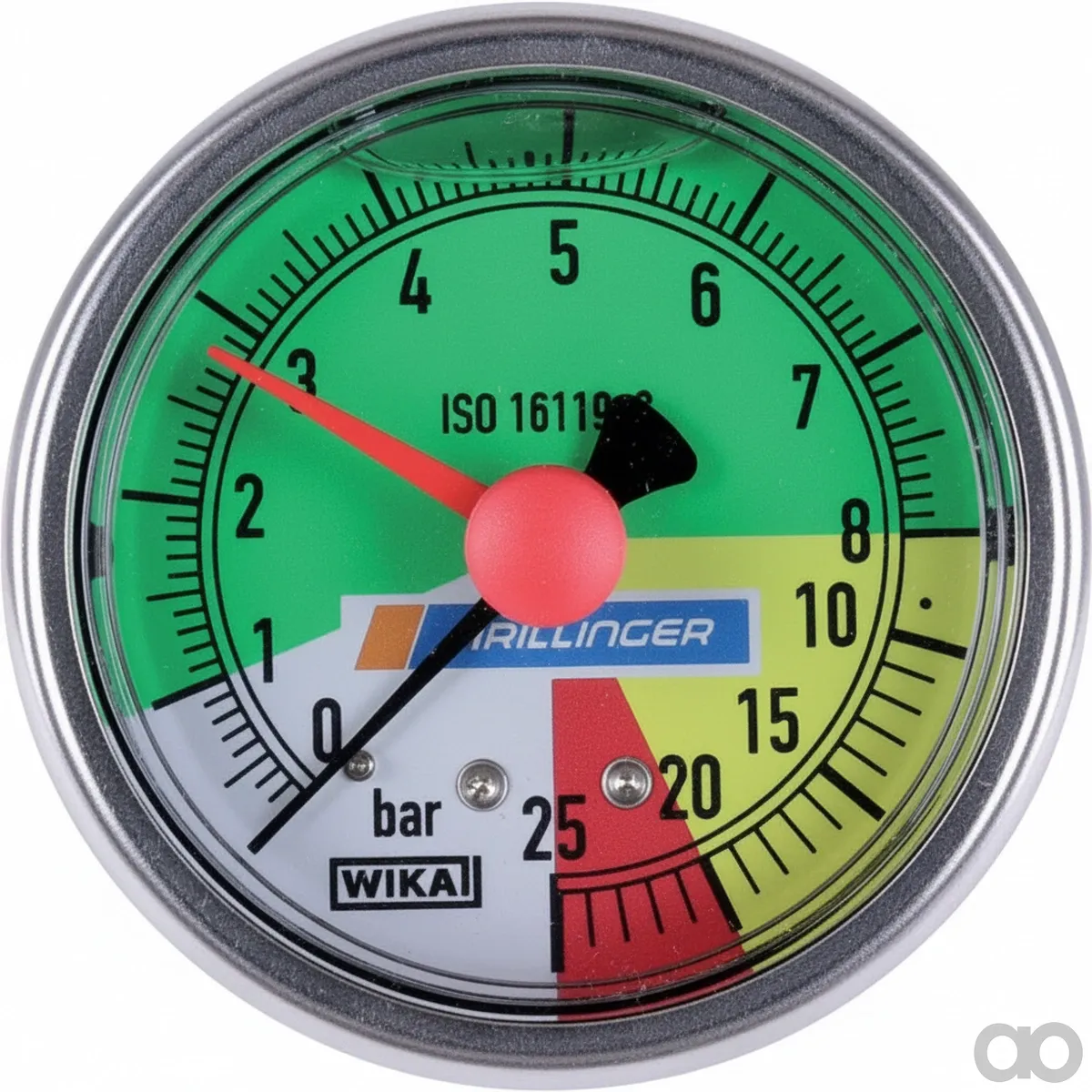 Prillinger-00346310 - Glycerin pressure gauge 63mm 0-8/25 (00346310)
