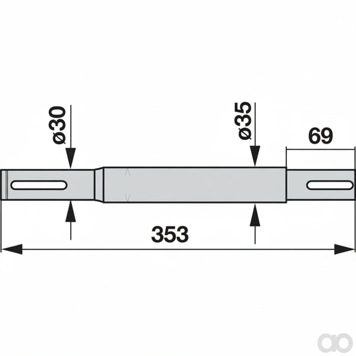 Prillinger-00416200 - Drive shaft Instead Of Deu (00416200)