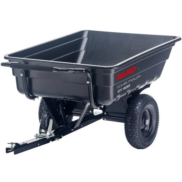 Al Ko - 113870 - Rimorchio per trattorino rasaerba Combi trailer CT 400 Premium