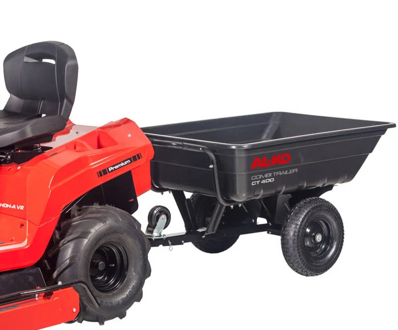 Al Ko - 113870 - Rimorchio per trattorino rasaerba Combi trailer CT 400 Premium