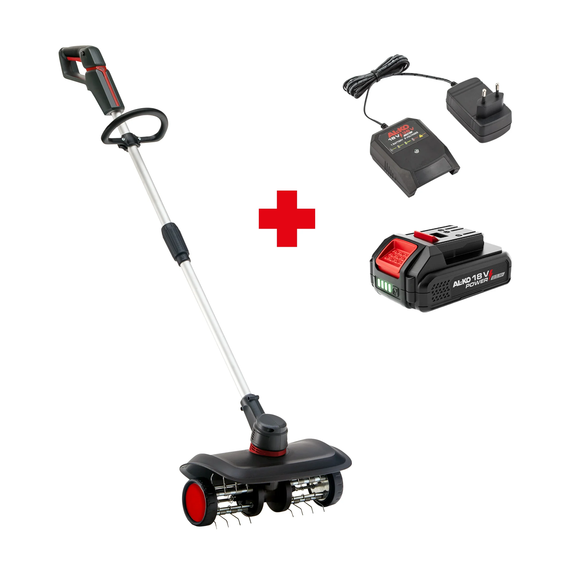Al Ko - 114140 - Aeratore a batteria AKKU ARD 1835 18 V set 2.5 Ah