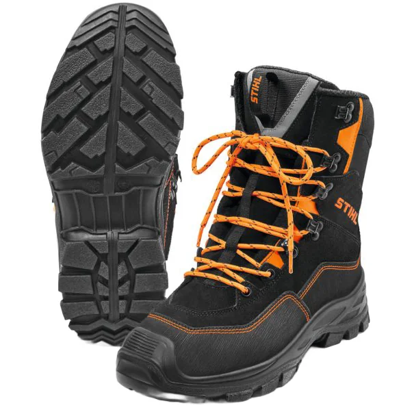 STIHL - 0088-532-0645 - Stivali protettivi alti per lavoro con motosega FUNCTION Active pelle 45