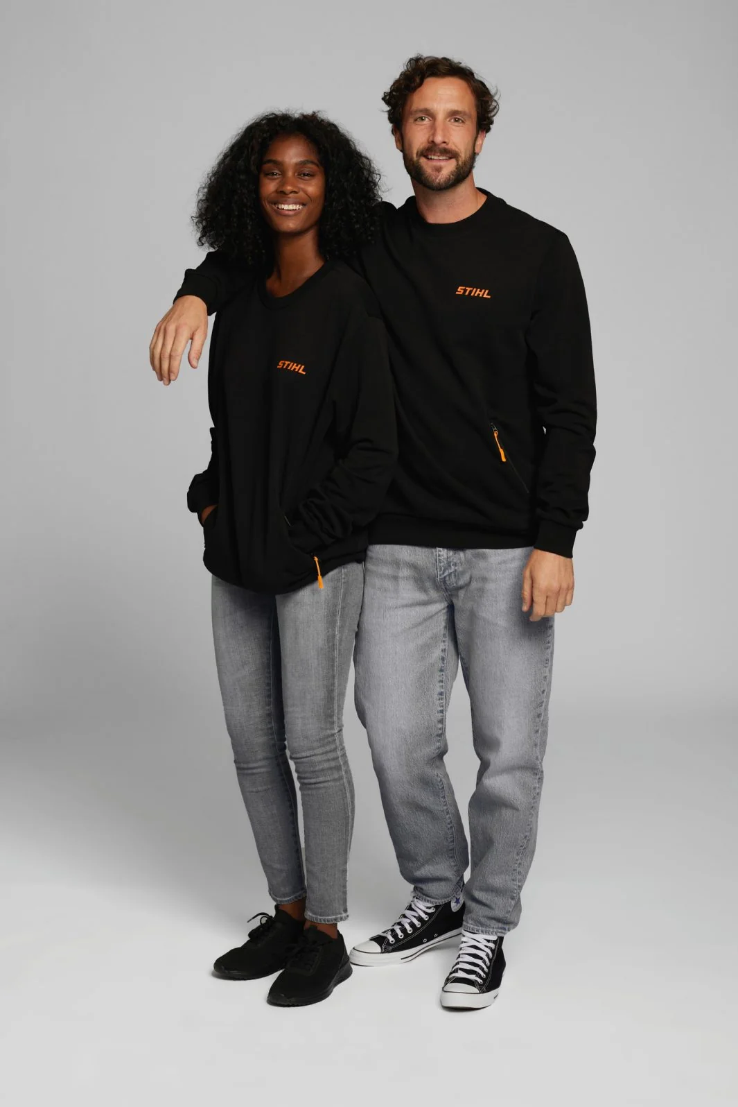 STIHL - 0421-300-4856 - Felpa Crewneck Logo 3D L