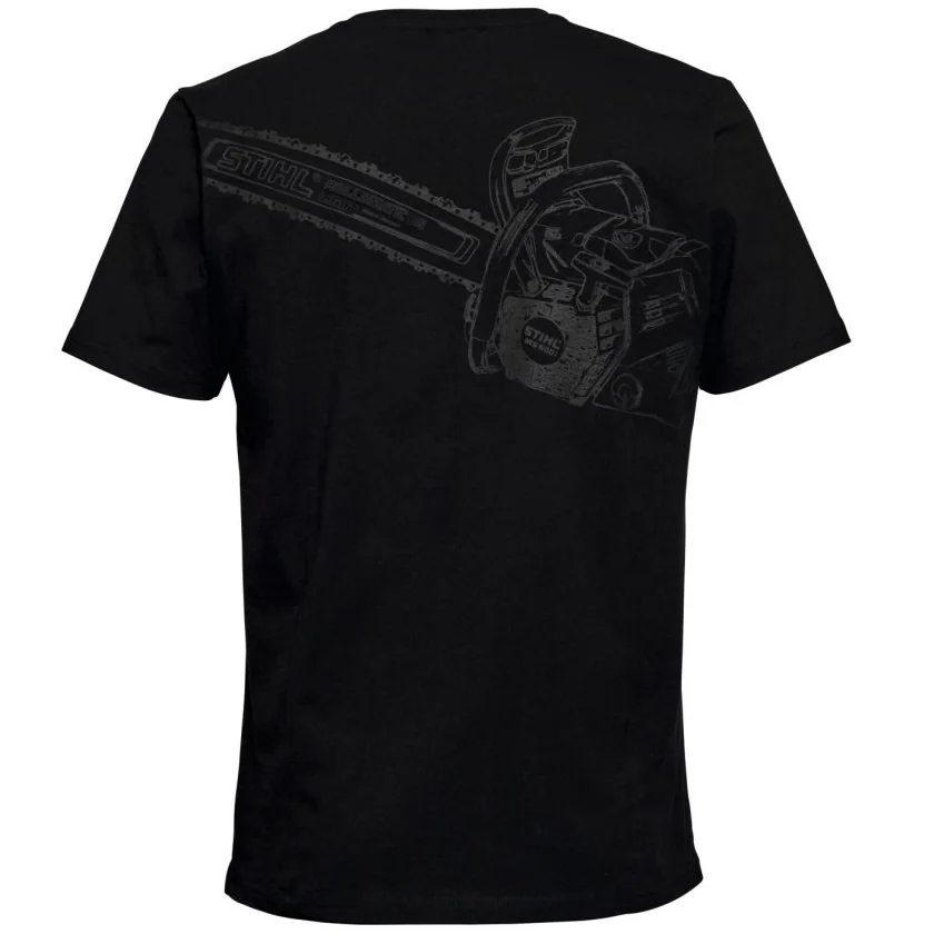 STIHL - 0421-300-8060 - T-shirt con motosega MS 500i nero XL