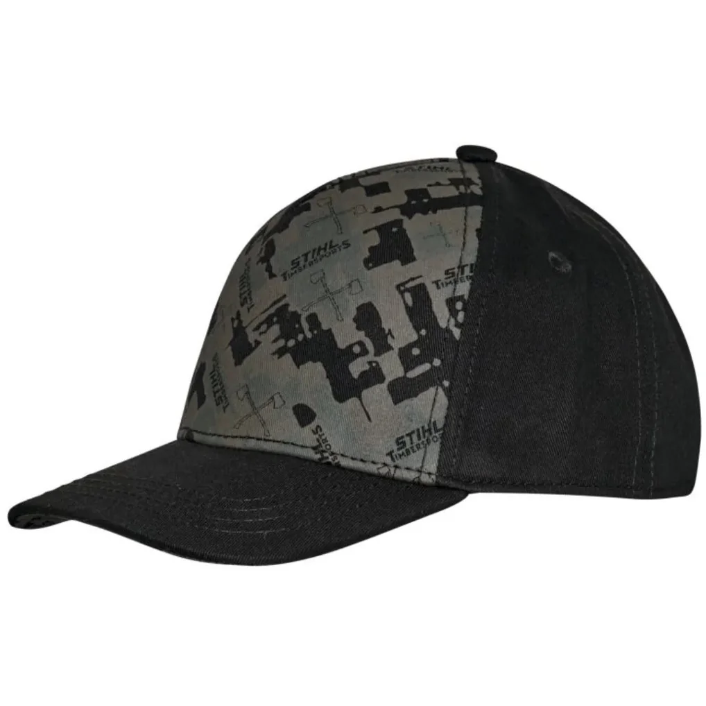 STIHL - 0421-600-0208 - Cappellino bambino con visiera fantasia TIMBERSPORTS