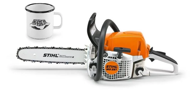 STIHL - 1143-200-0744 - Motosega a benzina MS 251 3 hp 35 cm + tazza smaltata (0464 257 0020)