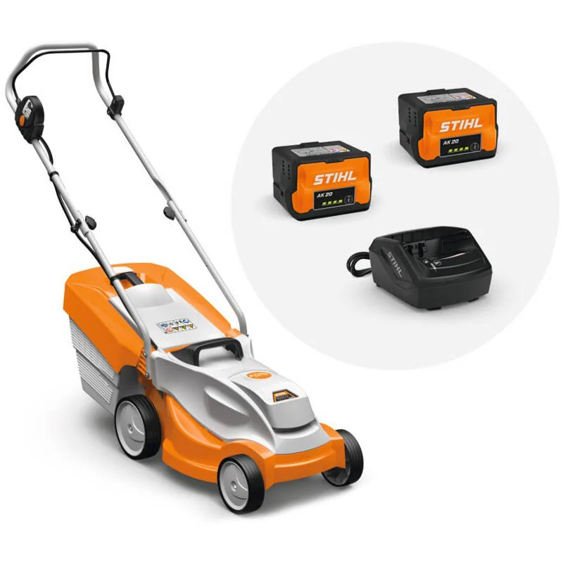 STIHL - 6311-200-0041 - Rasaerba a batteria RMA 235 2x batteria + caricabatterie