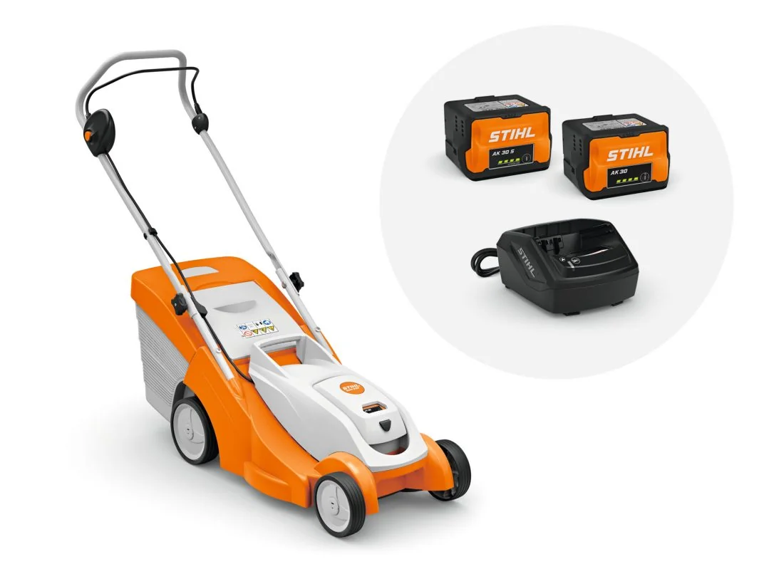 STIHL - 6320-200-0096 - Rasaerba a batteria RMA 239 con 2x batterie AK 30 e caricabatterie AL 101