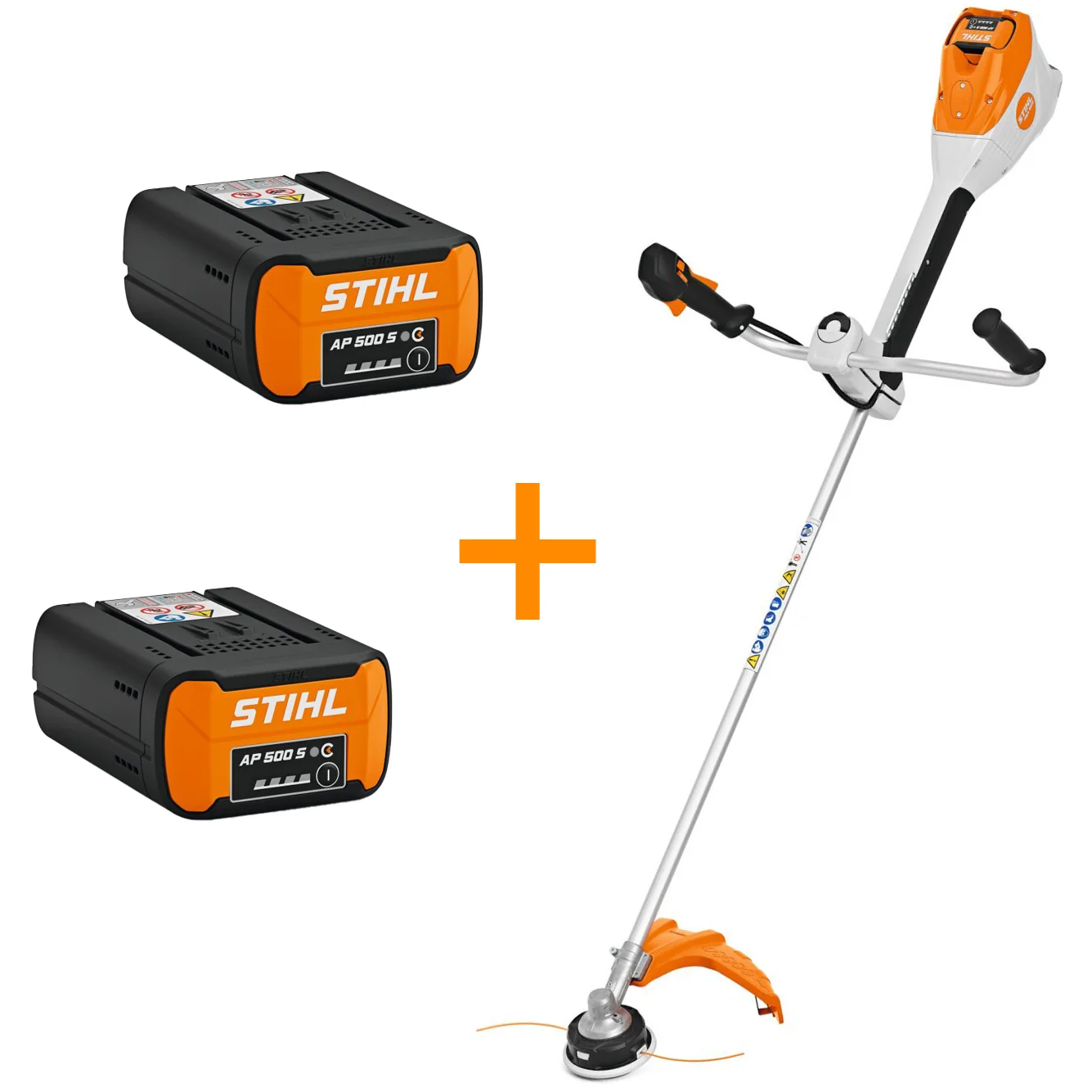 STIHL - FA03-200-0057 - Decespugliatore a batteria FSA 200 36 V con 2x batteria AP 500 S