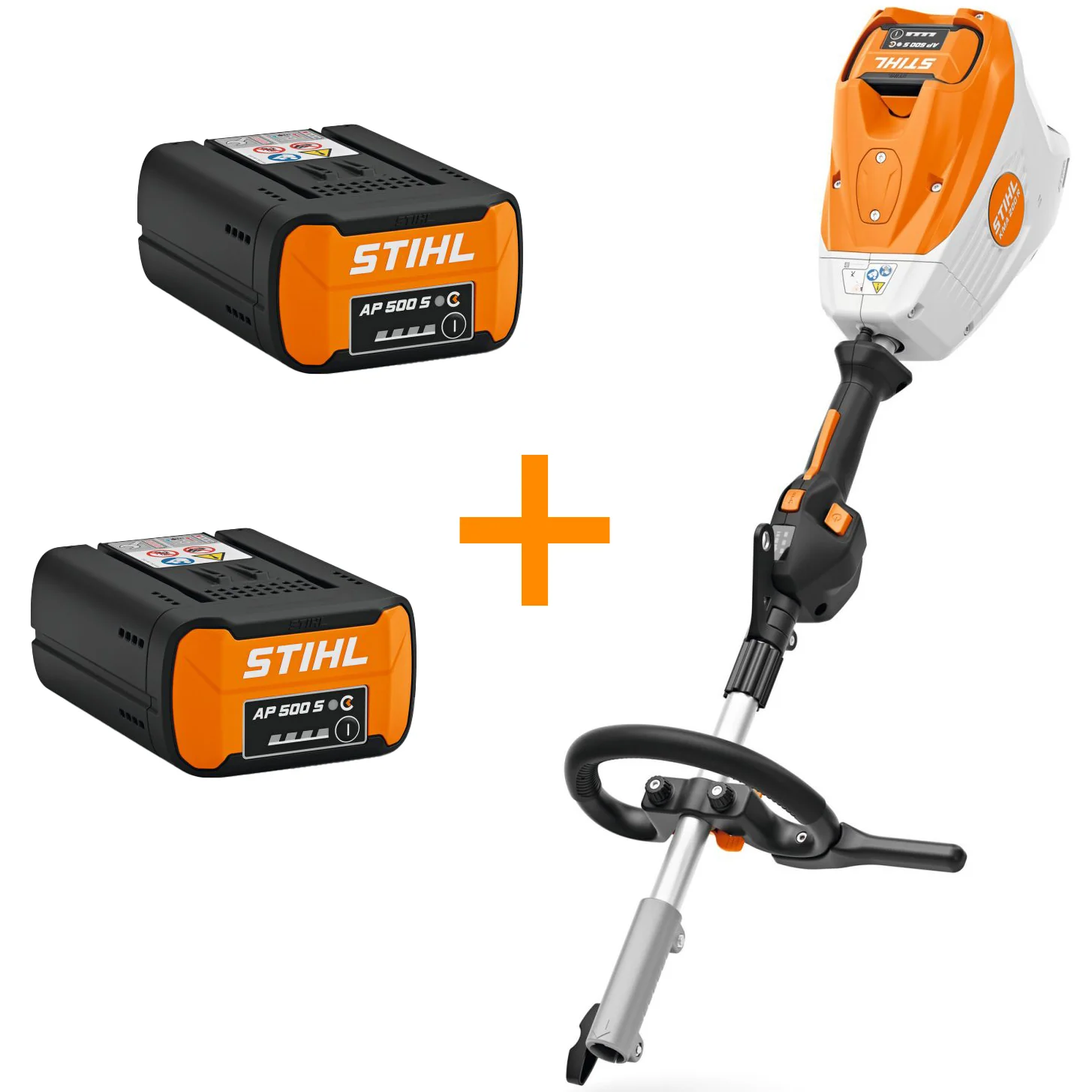STIHL - FA03-200-0058 - KombiMotor KMA 200R 36 V con 2x batteria AP 500 S