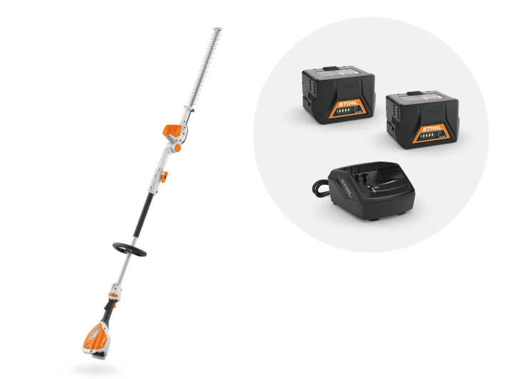STIHL - HA01-200-0044 - Tagliasiepi a batteria HLA 56 set 2x batteria + caricabatterie