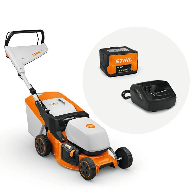 STIHL - WA20-011-1415 - Rasaerba a batteria RMA 243 set batteria AK20 e caricabatterie