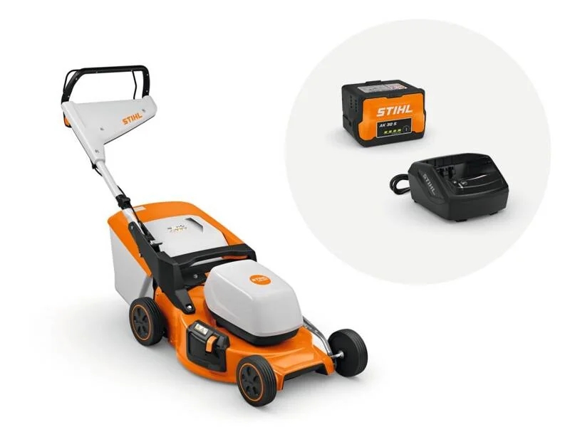 STIHL - WA22-011-1425 - Rasaerba a batteria RMA 253 con batteria AK30 e caricabatterie AL101